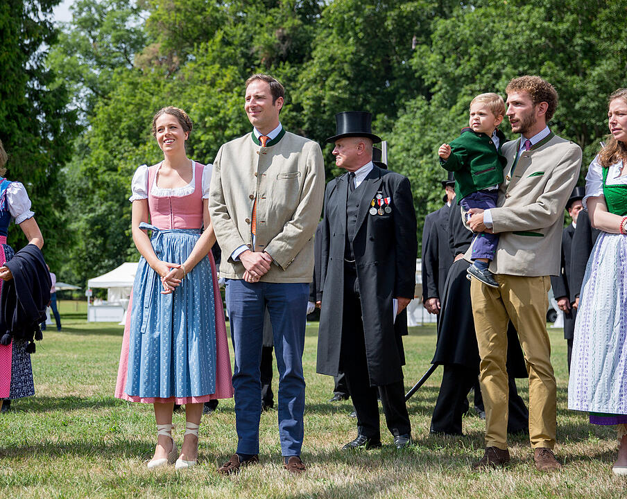 Heimf&uuml;hrung der Braut des F&uuml;rsten Castell-R&uuml;denhausen