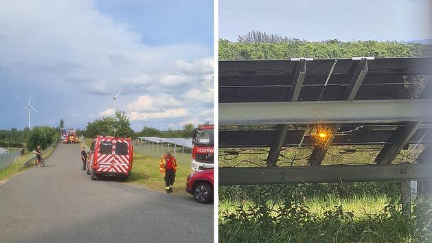 Trogen: Brennende Photovoltaik-Platten l&ouml;sen Feuerwehreinsatz aus