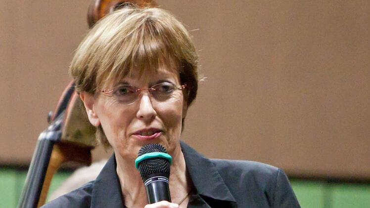 Christine Luche moderierte das Jubiläumskonzert.