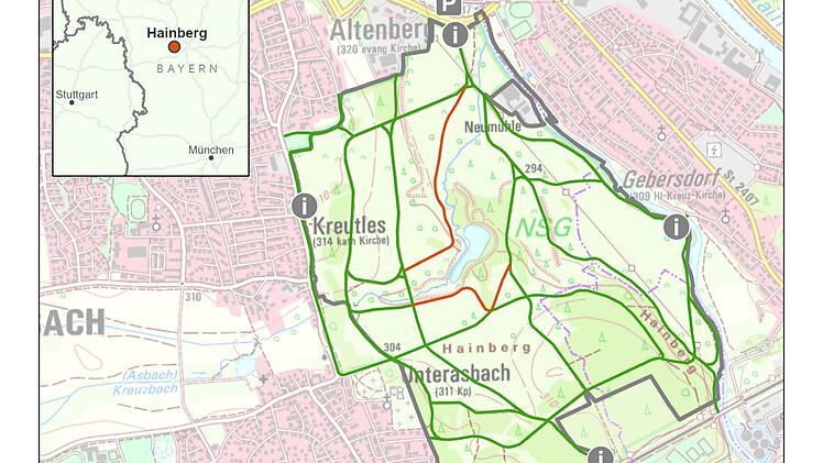 Veränderungen im Hainberg: Deswegen sind Wege gewichen