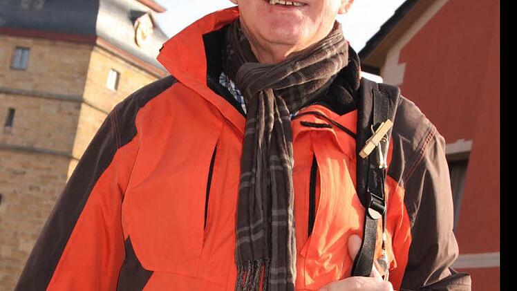 Reinhold Müller zeigt Urlaubern und Kurgästen die reizvolle Natur am Obermain und führt sie zu den Brauereien. Foto: Matthias Einwag