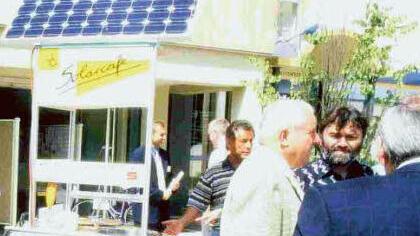 Ein Solarcafé gab es in den Vorjahren auch schon einmal. Foto: FT-Archiv