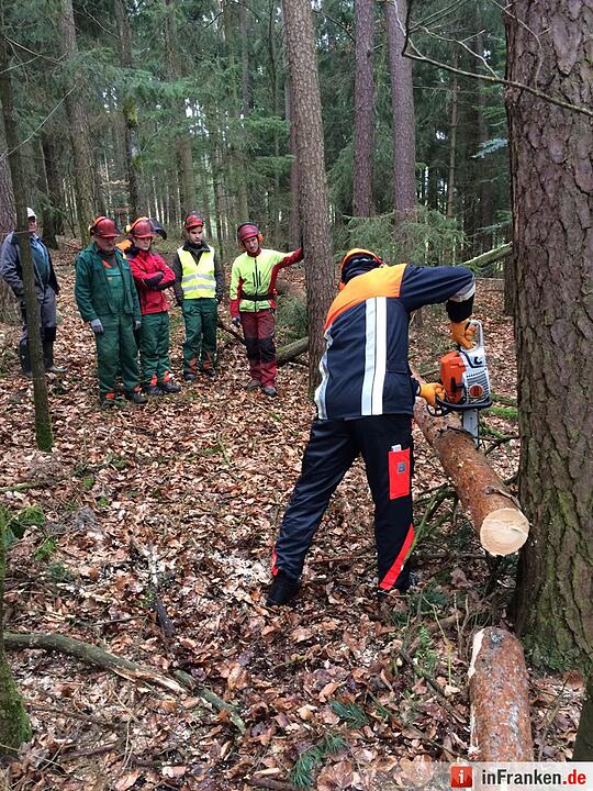 Kettensägenlehrgang bei Feuerwehr Steinbach