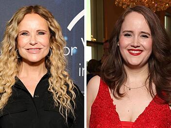 Katja Burkard (links) hat im Podcast "Talk-O-Mat" verraten, wie sehr sie Gr&uuml;nen-Politikerin Ricarda Lang bewundert.