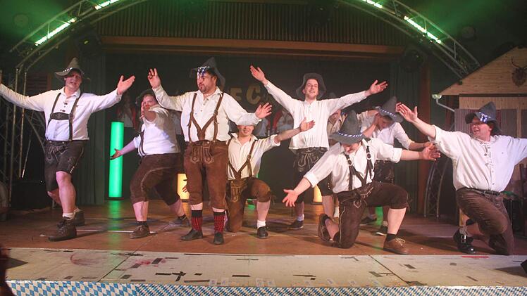 Es war der krönende Abschluss: Das Kehlbicher Männerballett.