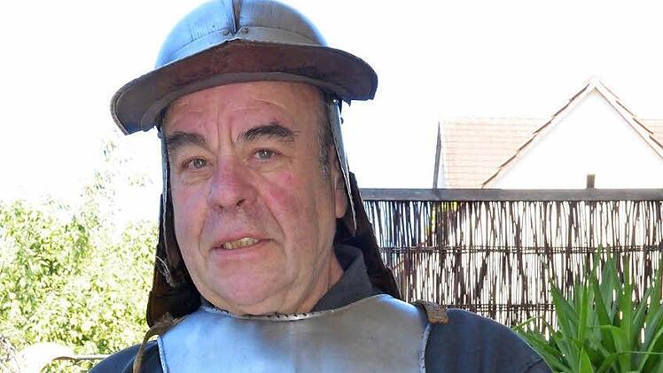 Heinrich Winkelmann ist häufig geharnischt unterwegs. Foto: Rainer Lutz