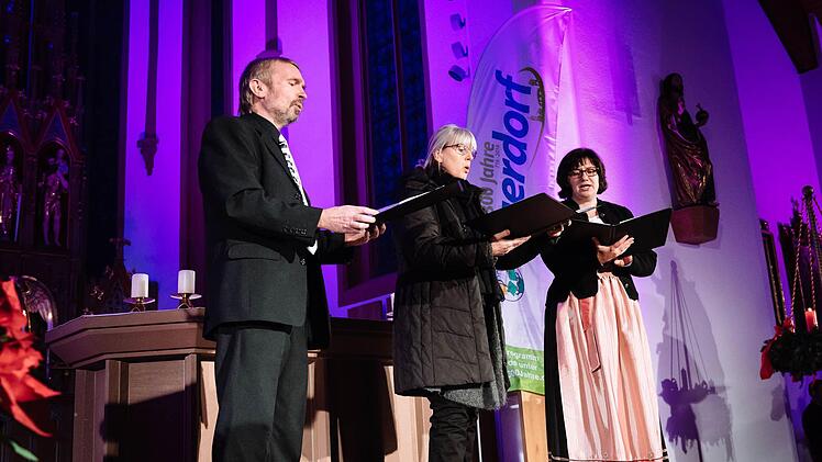 Terzett mit Ralf Werner, Karin Wöltche und Christine Huppmann. Foto: Dr. Jürgen Hofmann