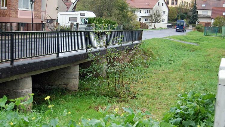 Der Neubau der Brücken in der Kissinger Straße in Oberthulba wird recht kostspielig. Foto: Günther Straub