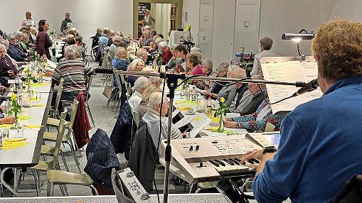 Der Seniorennachmittag der katholischen Pfarrgemeinde Münnerstadt erfreute sich großer Beliebtheit.