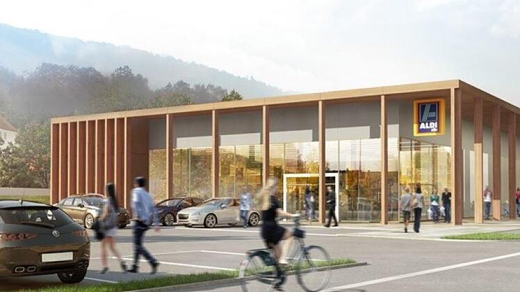 So soll der Aldi-Markt aussehen. Quelle: RKW Architektur+