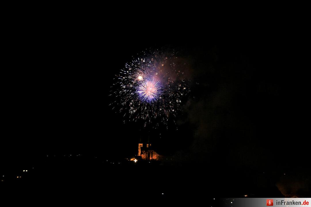 Sandkerwa-Feuerwerk in Bamberg