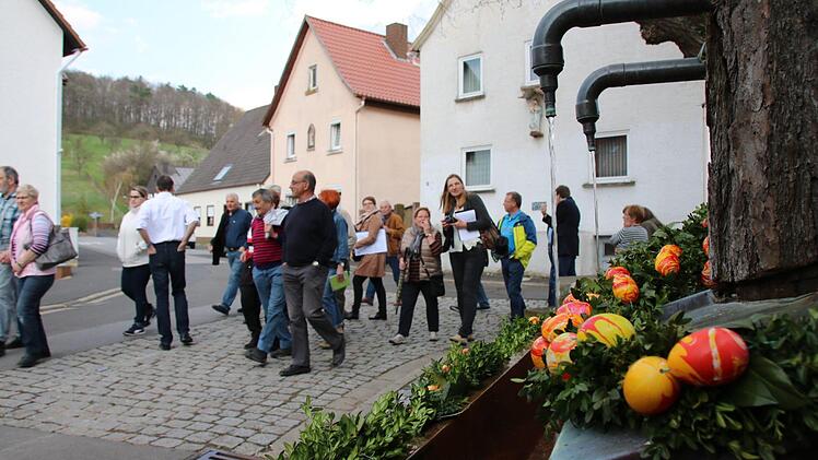 Eindrücke vom Stadt-Spaziergang durch Arnshausen. Foto: Ralf Ruppert