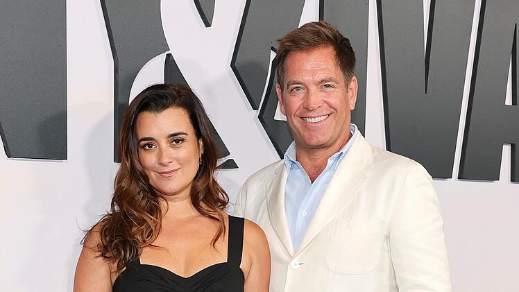 Freuen sich über ihre Rückkehr zu ihren wohl bekanntesten Rollen: Cote de Pablo und Michael Weatherly bei der Premiere von "NCIS: Tony & Ziva" in New York.