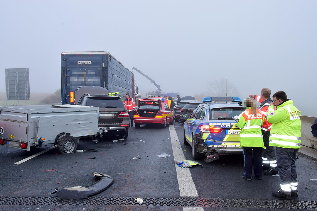 Glatteisunfall auf A 7