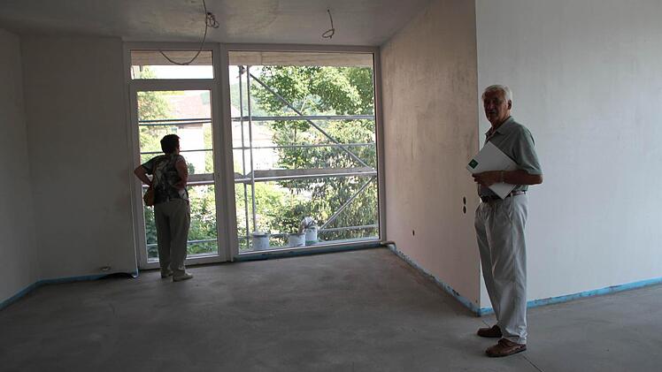 Rundgang durch Haus Waldenfels in Bad Brückenau im August 2015 Foto: Ulrike Müller