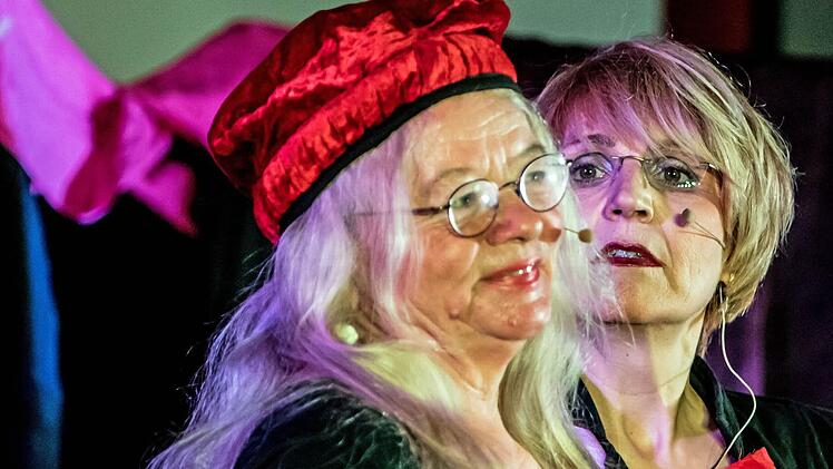 Die Avantgardinen: Impressionen vom Gastspiel im Coburger Haus Contakt.Foto: Jochen Berger