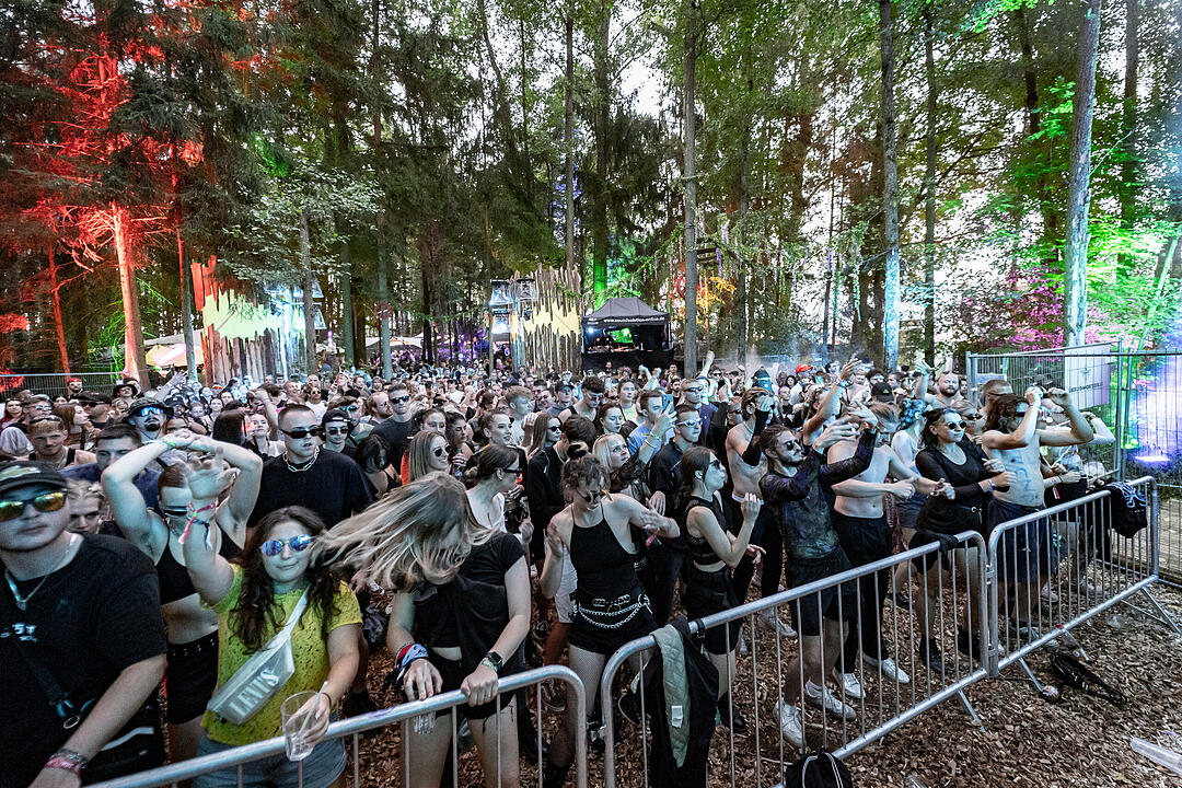 Beste Partystimmung auf dem Festival-Gelände!