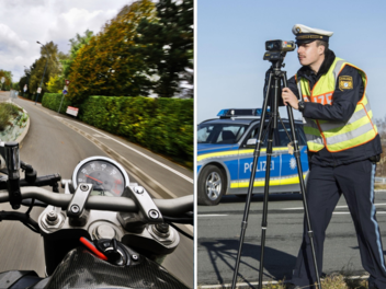 Motorradfahrschüler samt Fahrlehrer auf B19 bei Würzburg geblitzt