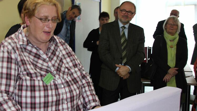 Katja Zürrlein brachteb die Zufriedenheit der Heimbewohner zum Ausdruck.