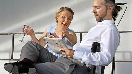 Alexander von Hugo und Michaela Duhme im Dialog Foto: Andreas Welz