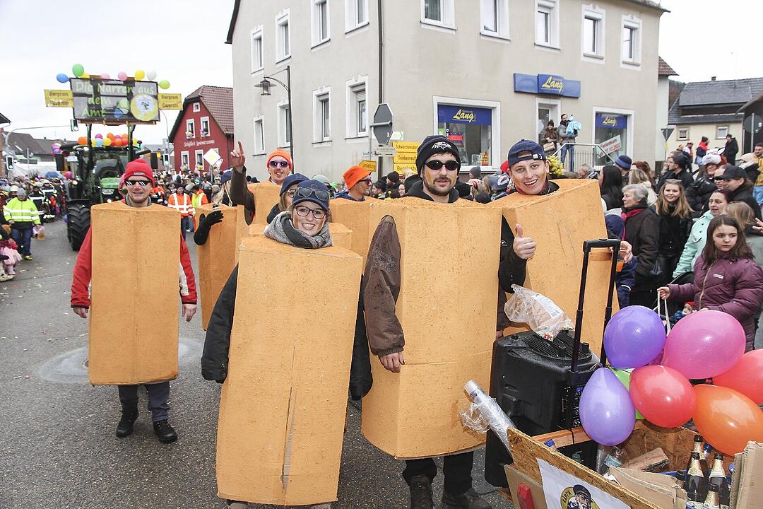 Großer Faschingsumzug  zum Stadtsteinacher Marktplatz