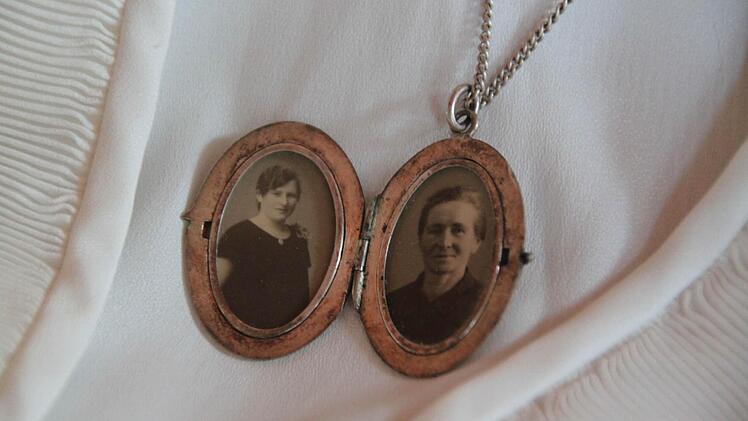 Foto-Amulett aus alter Zeit.