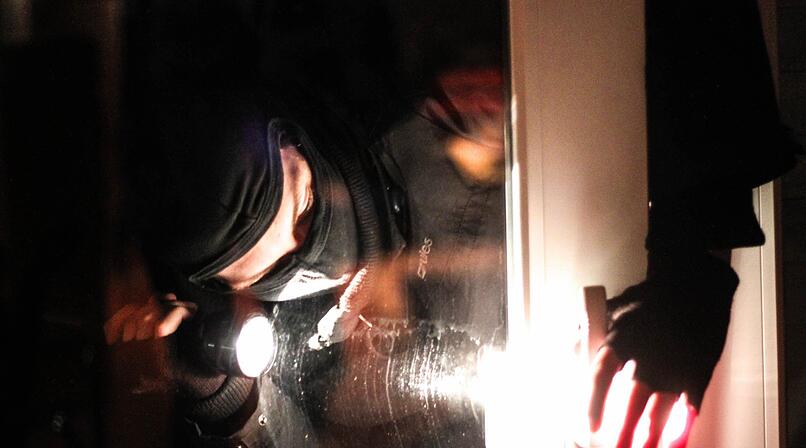 Einbruch Einbrecher Symbol