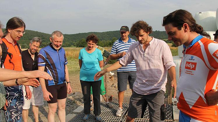 Besichtigung des Biohofs von Mario Hümpfer.