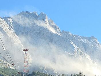 Gro&szlig;er Felssturz an der Zugspitze