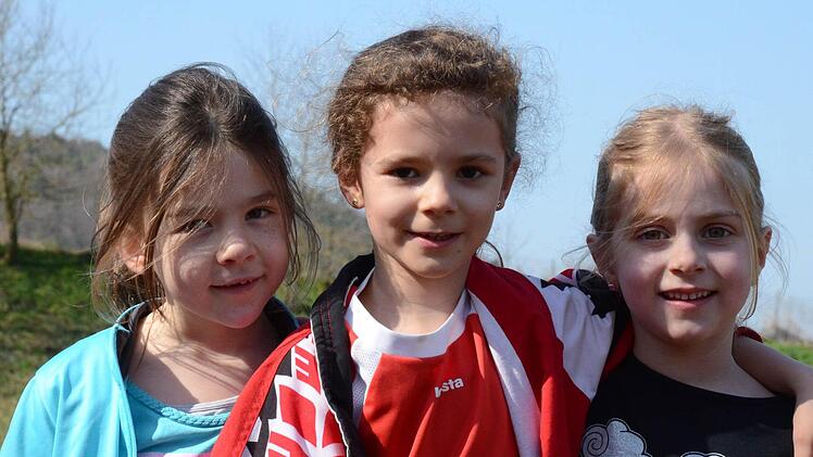 Bambini-Lauf mit Inka, Fabienne und Nathalie