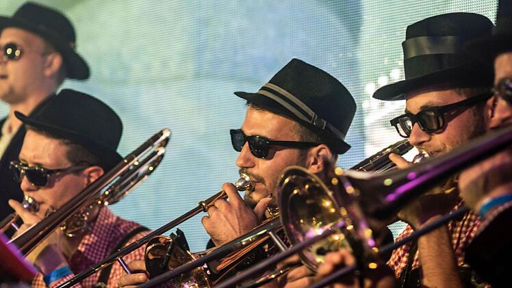 Impressionen vom "Oktopafest" mit der "Original Prinz Albert Blasmusik" in Coburg.Foto: Jochen Berger