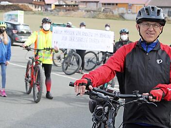 Manfred Ott führt den Protest des Marktleugaster Oberlandes an.
