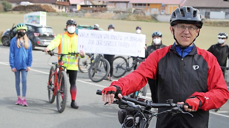 Manfred Ott führt den Protest des Marktleugaster Oberlandes an.
