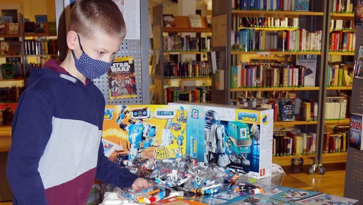 "Die Lego Mindstorms sind richtig cool", findet Florian Behrschmidt.Heike Schülein