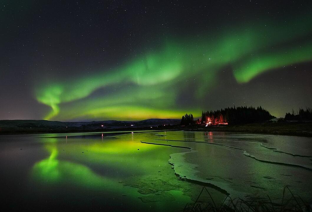 Nordlichter über Island