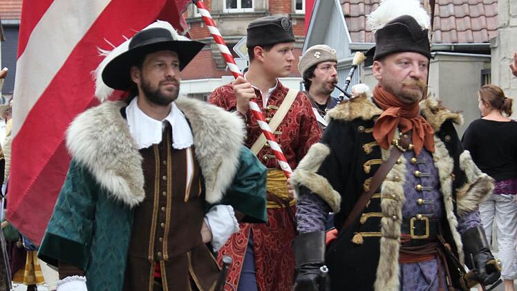 Historischer Festzug durch Kronach. Foto: Marco Meißner