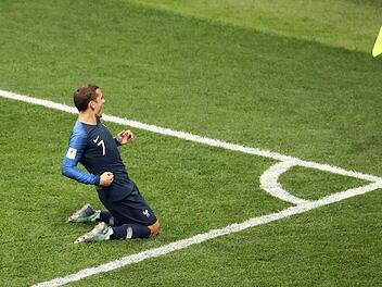 Frankreich jubelt - Fußball-Weltmeister 2018! Foto: Christian Charisius/dpa