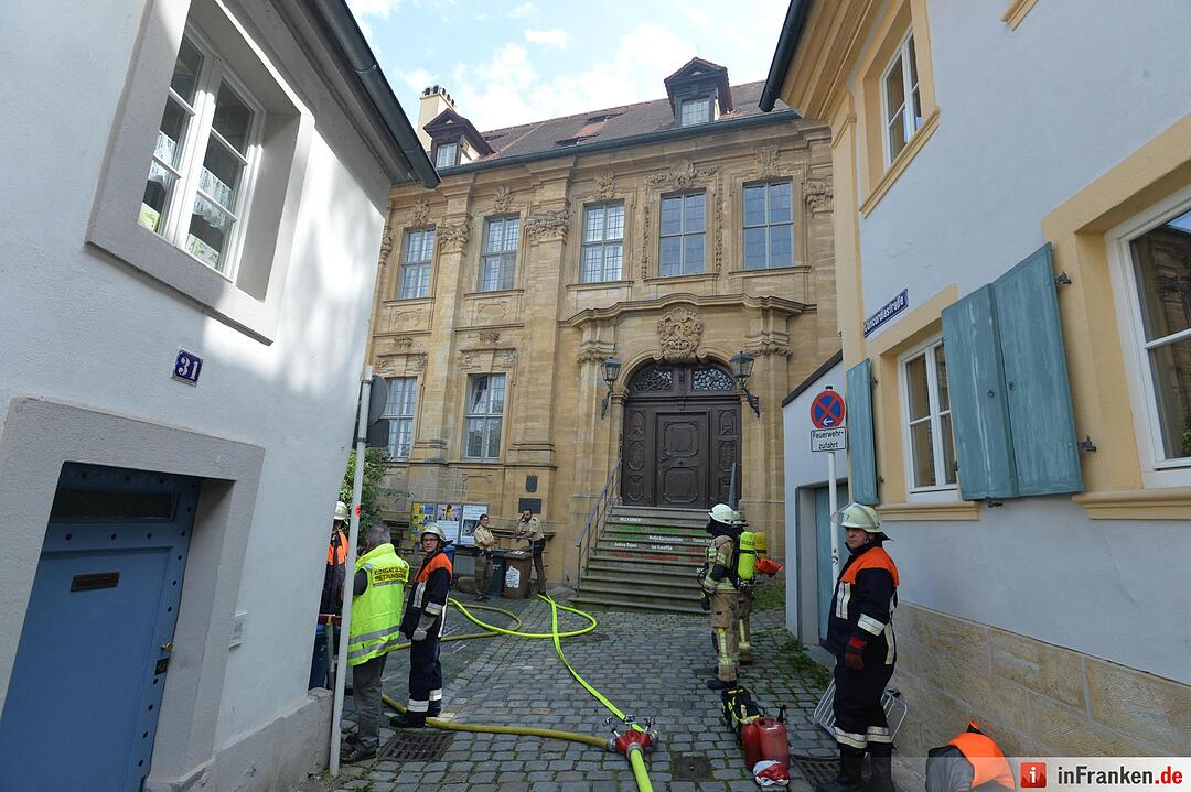 Brand in der Concordiastraße in Bamberg