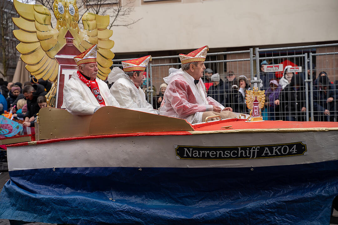 Der traditionelle Umzug zog ca. 70.000 Faschingsfreunde an.