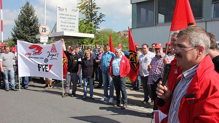 Der IG-Metall-Chef aus Bamberg gab sich kämpferisch.