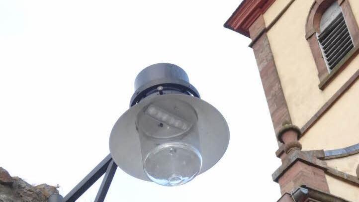 In Oberelsbach hängen und stehen nur noch LED-Lampen. Fot: Marion Eckert