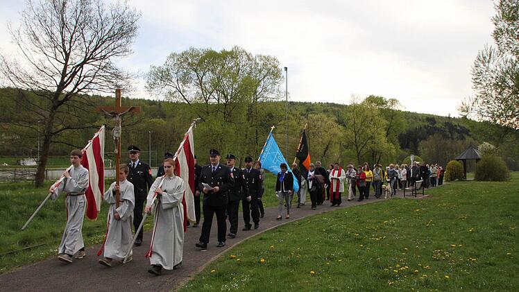 Bad Brückenau: Prozession zu Ehren des Stadtpatrons St. Georg. Foto: Ulrike Müller