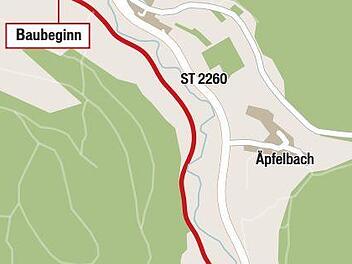 Der geplante Radweg Grafik: Klaus Heim/MGO