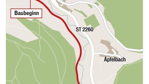Der geplante Radweg Grafik: Klaus Heim/MGO