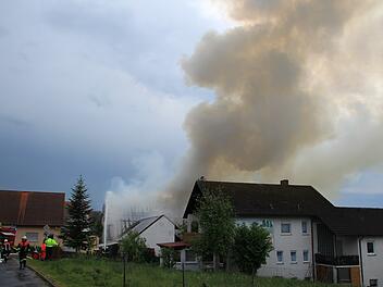 Großbrand im Kreis Erlangen-Höchstadt