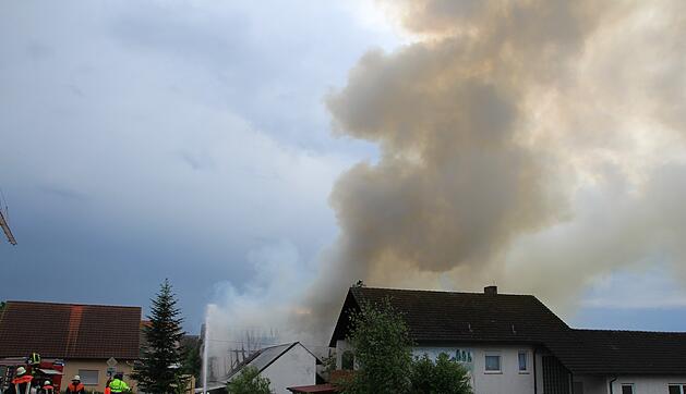 Großbrand im Kreis Erlangen-Höchstadt