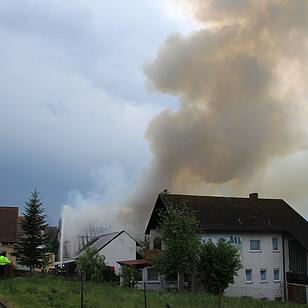 Großbrand im Kreis Erlangen-Höchstadt