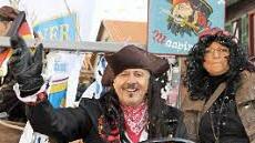 Die Reundorfer "Maa-Piraten" segelten den Kellbach hinauf und ankerten in Kleukheim.