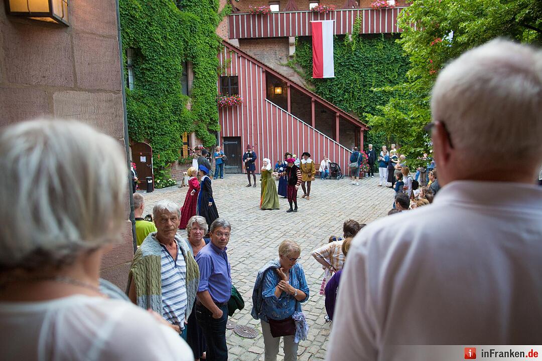 Burgfest auf der Kaiserburg in Nürnberg