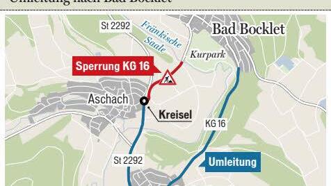 Die Umleitungsstrecke ab 4. August. Grafik: MGO
